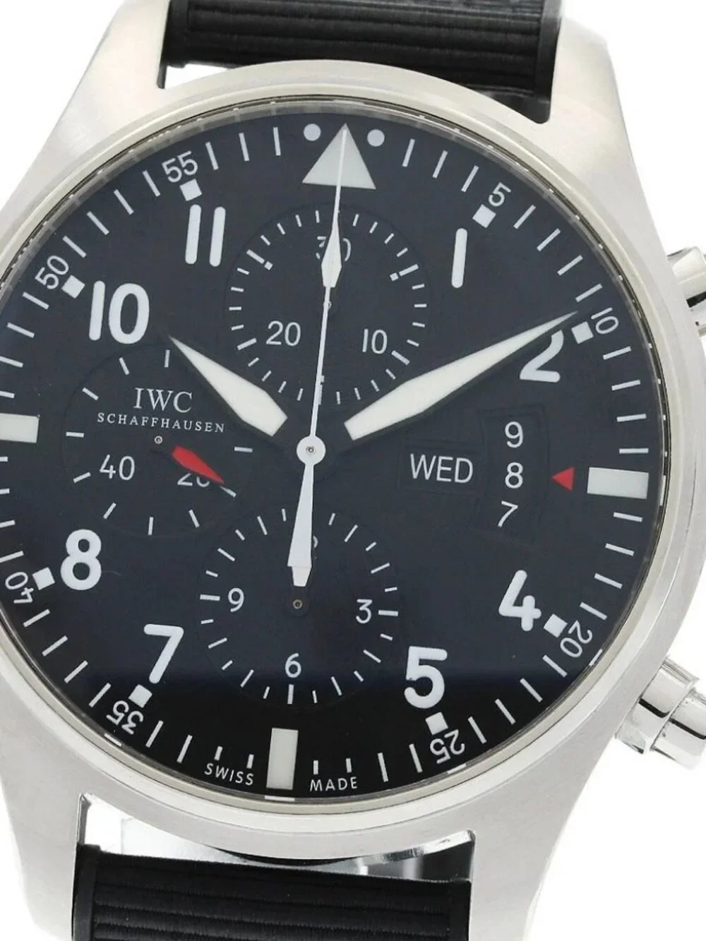 IWC SCHAFFHAUSEN Pilot watch IW377701 Chronograph Automatic Men's Watch_973536